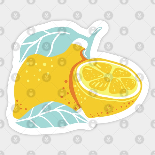 Lemons Sticker by stickersbyjori